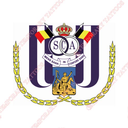 Anderlecht Customize Temporary Tattoos Stickers NO.8235